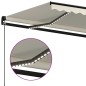 vidaXL Toldo retráctil manual color crema 500x350 cm vidaXL Toldo retráctil manual color crema 500x350 cm