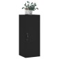 vidaXL Armario de pared madera de ingeniería negro 34,5x34x90 cm vidaXL Armario de pared madera de ingeniería negro 34,5x34x90 cm