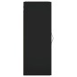 vidaXL Armario de pared madera de ingeniería negro 34,5x34x90 cm vidaXL Armario de pared madera de ingeniería negro 34,5x34x90 cm