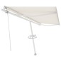 vidaXL Toldo de pie automático crema 500x300 cm vidaXL Toldo de pie automático crema 500x300 cm