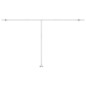vidaXL Toldo automático LED sensor de viento azul y blanco 500x300 cm vidaXL Toldo automático LED sensor de viento azul y blanco 500x300 cm