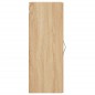 vidaXL Armario de pared madera ingeniería roble Sonoma 34,5x34x90 cm vidaXL Armario de pared madera ingeniería roble Sonoma 34,5x34x90 cm
