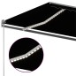 vidaXL Toldo automático LED sensor de viento gris antracita 450x350 cm vidaXL Toldo automático LED sensor de viento gris antracita 450x350 cm