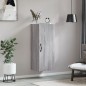 vidaXL Armario de pared madera de ingeniería gris Sonoma 34,5x34x90 cm vidaXL Armario de pared madera de ingeniería gris Sonoma 34,5x34x90 cm