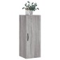 vidaXL Armario de pared madera de ingeniería gris Sonoma 34,5x34x90 cm vidaXL Armario de pared madera de ingeniería gris Sonoma 34,5x34x90 cm