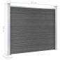 vidaXL Set de paneles de valla WPC negro 872x146 cm vidaXL Set de paneles de valla WPC negro 872x146 cm