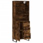 vidaXL Aparador alto madera contrachapada roble ahumado 69,5x34x180 cm vidaXL Aparador alto madera contrachapada roble ahumado 69,5x34x180 cm