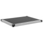 vidaXL Ducha de jardín con base gris 225 cm acero inoxidable vidaXL Ducha de jardín con base gris 225 cm acero inoxidable