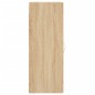 vidaXL Armario de pared madera ingeniería roble Sonoma 34,5x34x90 cm