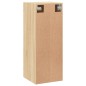 vidaXL Armario de pared madera ingeniería roble Sonoma 34,5x34x90 cm