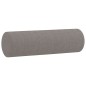 vidaXL Sofá de 2 plazas con cojines tela gris taupe 140 cm vidaXL Sofá de 2 plazas con cojines tela gris taupe 140 cm
