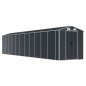 vidaXL Cobertizo de jardín acero galvanizado antracita 191x980x198 cm vidaXL Cobertizo de jardín acero galvanizado antracita 191x980x198 cm