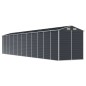 vidaXL Cobertizo de jardín acero galvanizado antracita 191x980x198 cm vidaXL Cobertizo de jardín acero galvanizado antracita 191x980x198 cm