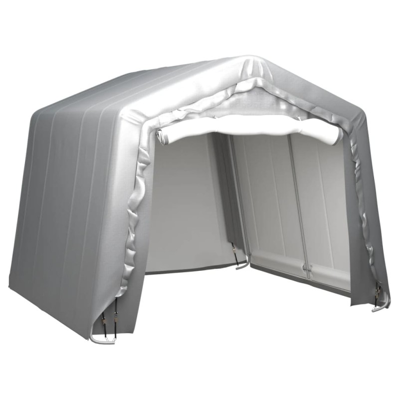 vidaXL Carpa de almacenamiento acero gris 300x300 cm vidaXL Carpa de almacenamiento acero gris 300x300 cm