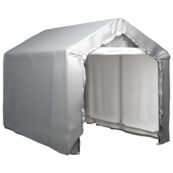vidaXL Carpa de almacenamiento acero gris 180x300 cm