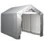 vidaXL Carpa de almacenamiento acero gris 180x300 cm