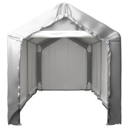 vidaXL Carpa de almacenamiento acero gris 180x300 cm