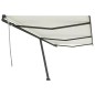 vidaXL Toldo de pie retráctil manual crema 600x350 cm vidaXL Toldo de pie retráctil manual crema 600x350 cm