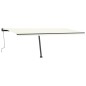 vidaXL Toldo de pie retráctil manual crema 600x350 cm vidaXL Toldo de pie retráctil manual crema 600x350 cm