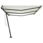vidaXL Toldo de pie retráctil manual crema 600x350 cm vidaXL Toldo de pie retráctil manual crema 600x350 cm