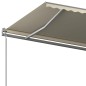 vidaXL Toldo de pie retráctil manual crema 600x350 cm vidaXL Toldo de pie retráctil manual crema 600x350 cm