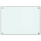 vidaXL Protección salpicaduras cocina vidrio templado blanco 70x50 cm vidaXL Protección salpicaduras cocina vidrio templado blanco 70x50 cm