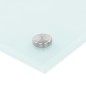 vidaXL Protección salpicaduras cocina vidrio templado blanco 70x50 cm vidaXL Protección salpicaduras cocina vidrio templado blanco 70x50 cm