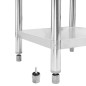vidaXL Mesa de trabajo para cocina acero inoxidable 120x60x85 cm vidaXL Mesa de trabajo para cocina acero inoxidable 120x60x85 cm