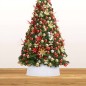 vidaXL Falda del árbol de Navidad blanca Ø54x19,5 cm vidaXL Falda del árbol de Navidad blanca Ø54x19,5 cm