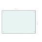 vidaXL Protección salpicaduras cocina vidrio templado blanco 90x60 cm vidaXL Protección salpicaduras cocina vidrio templado blanco 90x60 cm