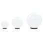 vidaXL Juego de lámparas de bola LED 3 pzas esféricas 20/30/40 cm PMMA vidaXL Juego de lámparas de bola LED 3 pzas esféricas 20/30/40 cm PMMA