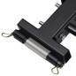 vidaXL Pala quitanieves para cortacésped 100 cm