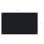  vidaXL Protección salpicaduras cocina vidrio templado negro 100x60 cm