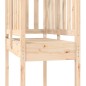 vidaXL Torre de juegos madera maciza de pino 52,5x110,5x214 cm