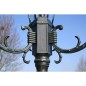 vidaXL Farola de jardín 2 brazos 230 cm verde oscuro/negro aluminio vidaXL Farola de jardín 2 brazos 230 cm verde oscuro/negro aluminio
