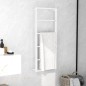 vidaXL Toallero de acero blanco 45x10x115 cm vidaXL Toallero de acero blanco 45x10x115 cm