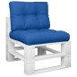 vidaXL Cojines para palets 2 unidades tela azul royal vidaXL Cojines para palets 2 unidades tela azul royal