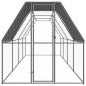 vidaXL Jaula gallinero de exterior de acero galvanizado 2x8x2 m vidaXL Jaula gallinero de exterior de acero galvanizado 2x8x2 m