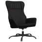 vidaXL Sillón de relax con reposapiés cuero artificial negro brillante vidaXL Sillón de relax con reposapiés cuero artificial negro brillante