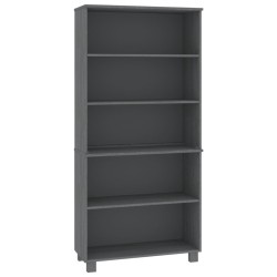 vidaXL Aparador HAMAR madera de pino maciza gris oscuro