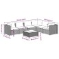 vidaXL Set muebles de jardín 7 piezas y cojines ratán sintético marrón vidaXL Set muebles de jardín 7 piezas y cojines ratán sintético marrón