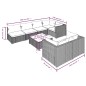 vidaXL Set de muebles de jardín 8 pzas y cojines ratán sintético negro vidaXL Set de muebles de jardín 8 pzas y cojines ratán sintético negro