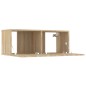 vidaXL Set de muebles para TV 5 pzas madera contrachapada roble Sonoma vidaXL Set de muebles para TV 5 pzas madera contrachapada roble Sonoma