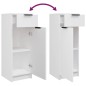 vidaXL Juego de armarios de baño 5 piezas madera contrachapada blanco vidaXL Juego de armarios de baño 5 piezas madera contrachapada blanco