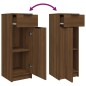 vidaXL Set de muebles de baño 5 pzas madera contrachapada marrón roble vidaXL Set de muebles de baño 5 pzas madera contrachapada marrón roble