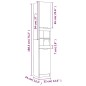 vidaXL Set de muebles de baño 5 pzas madera contrachapada marrón roble vidaXL Set de muebles de baño 5 pzas madera contrachapada marrón roble