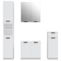 vidaXL Juego de muebles de baño 4 piezas madera contrachapada blanco vidaXL Juego de muebles de baño 4 piezas madera contrachapada blanco