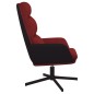 vidaXL Sillón de relax de tela color vino vidaXL Sillón de relax de tela color vino