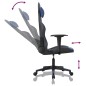 vidaXL Silla gaming cuero sintético negro y azul vidaXL Silla gaming cuero sintético negro y azul