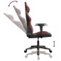 vidaXL Silla gaming cuero sintético negro y rojo vidaXL Silla gaming cuero sintético negro y rojo